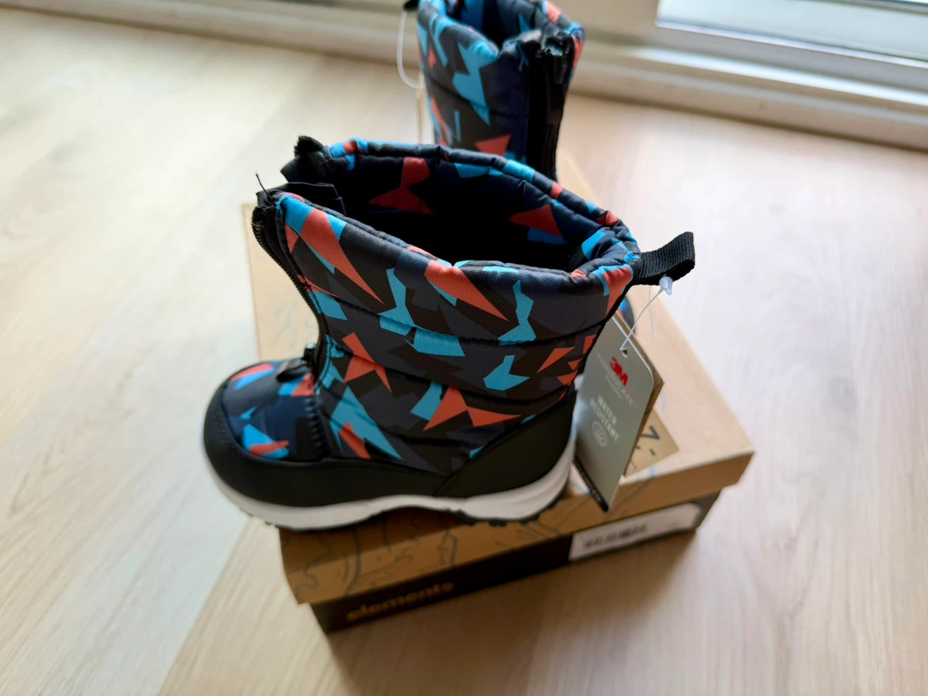 Toddler Elements Geo Print Front Zip Winter Boots - photo 3