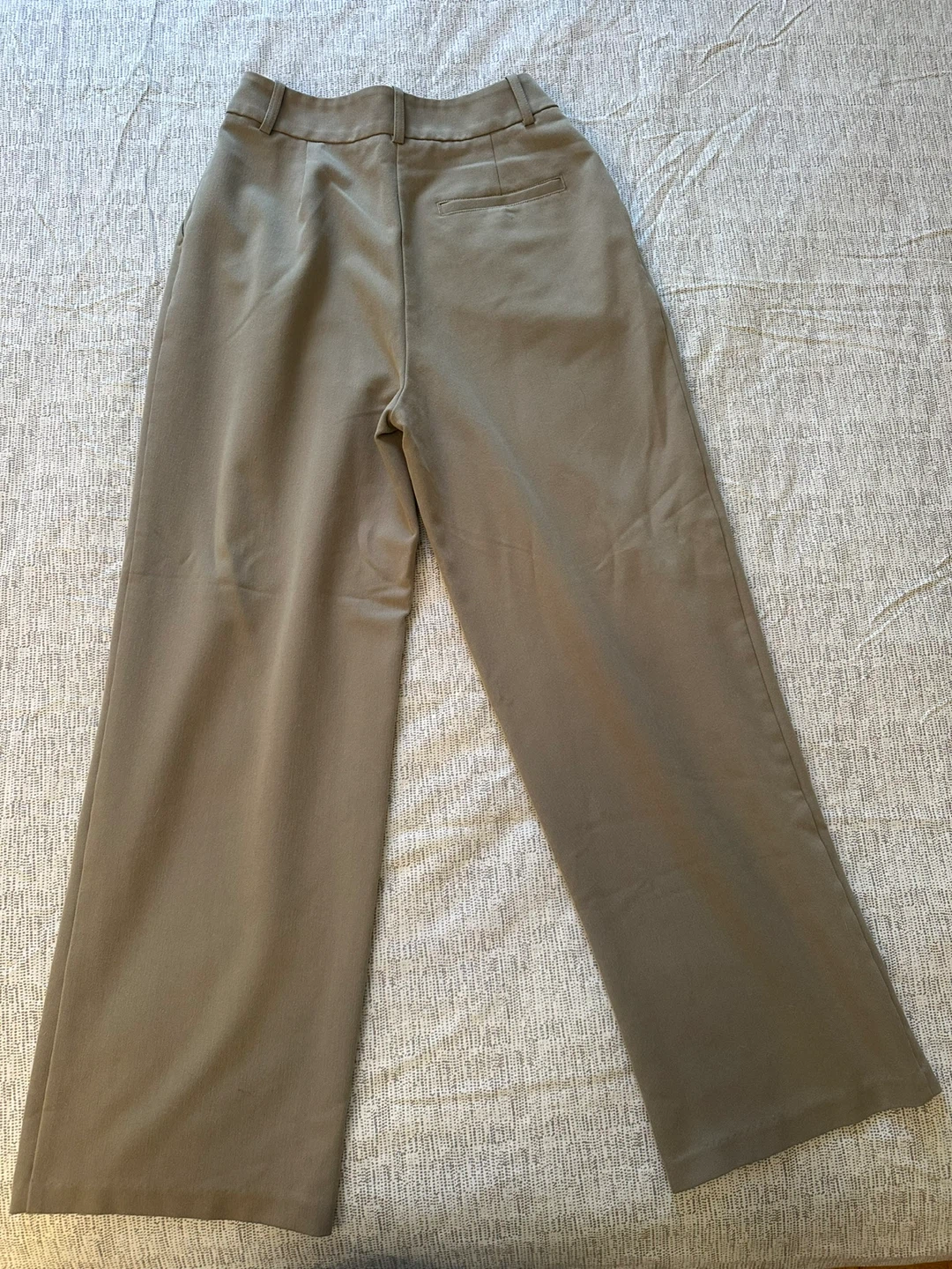 OAK + FORT High-Waisted Trousers - Beige - photo 3