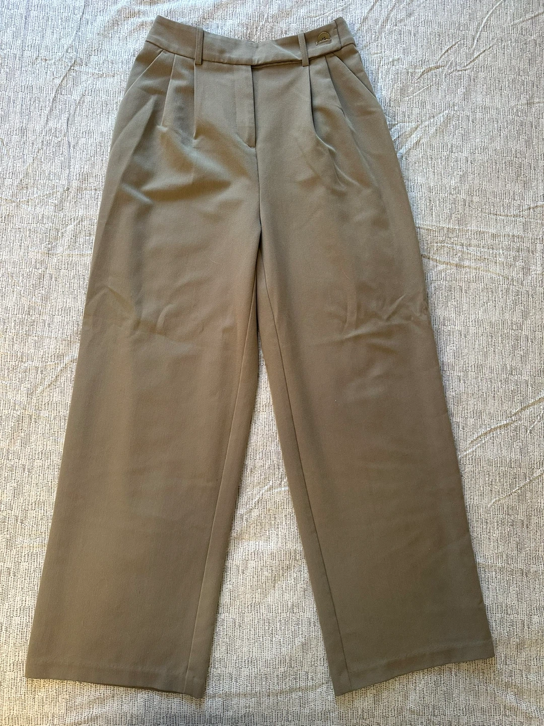 OAK + FORT High-Waisted Trousers - Beige - photo 2