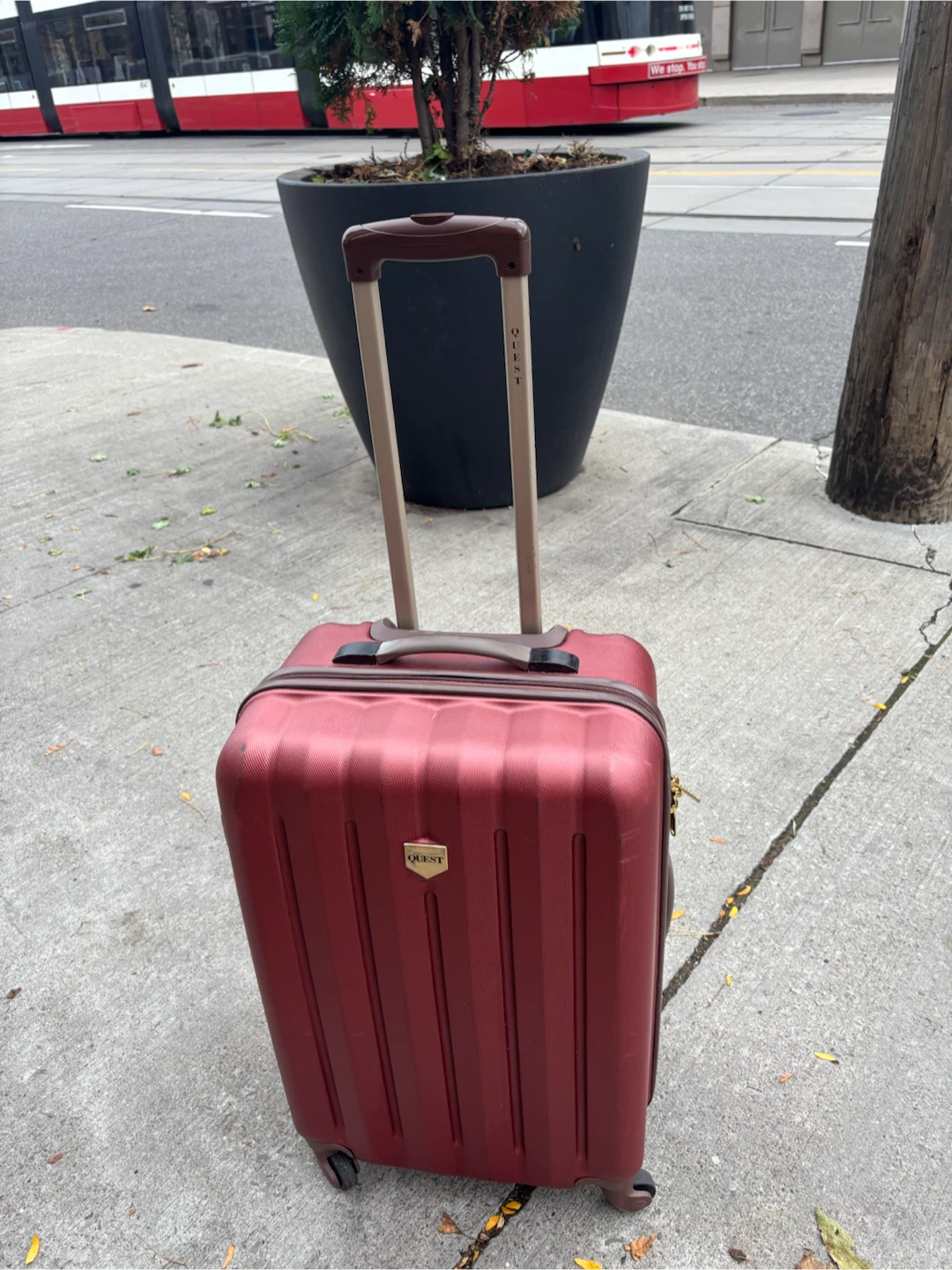 Medium Check In Quest Red Hard-Shell Luggage - photo 2