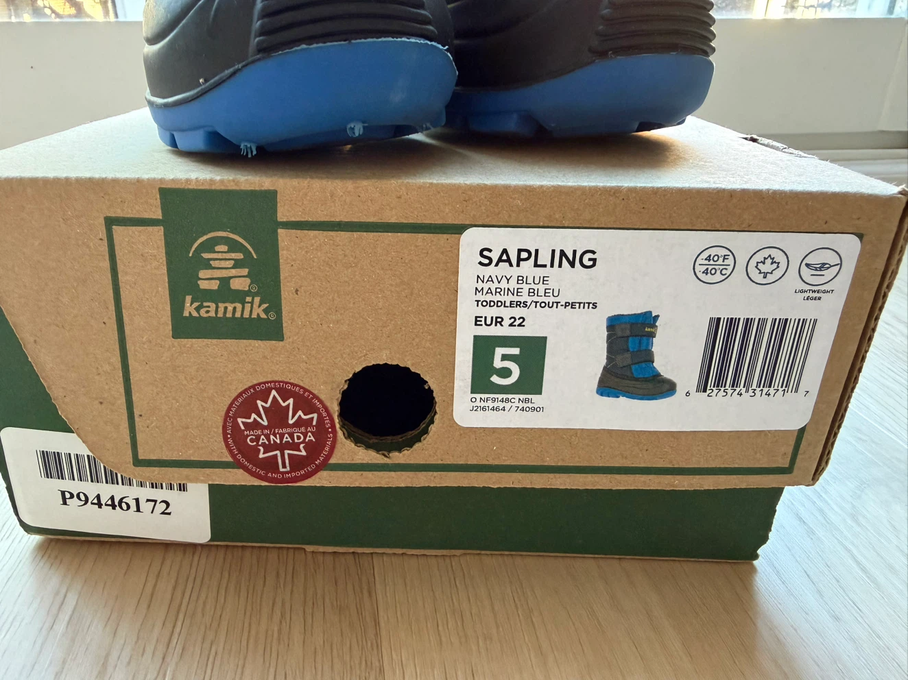 Kamik Sapling Toddler Winter Boots - Navy Blue - photo 4