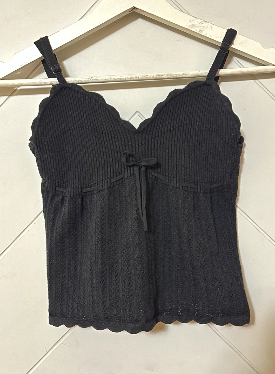Wilfred Black Knit Stretch Camisole