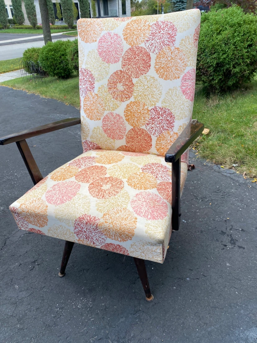 Vintage Mid-Century Swivel Armchair - photo 2