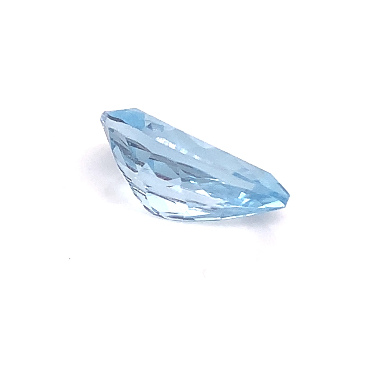 5.35 carat Pear-Shaped genuine Aquamarine Gemstone - photo 2
