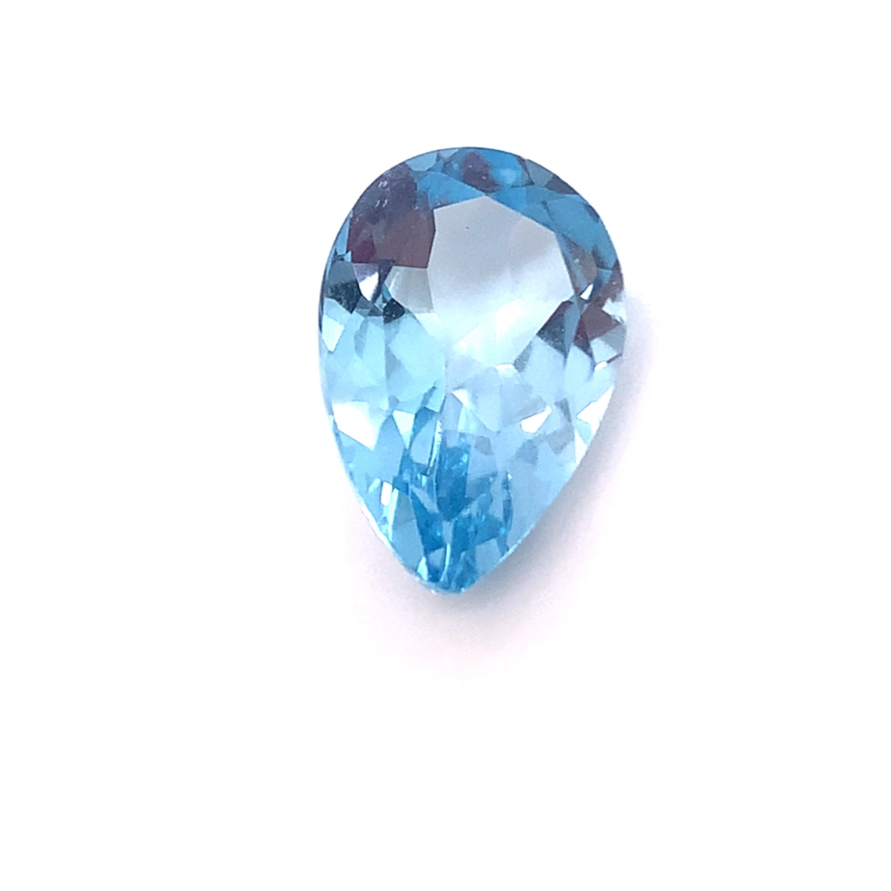 5.35 carat Pear-Shaped genuine Aquamarine Gemstone - photo 4