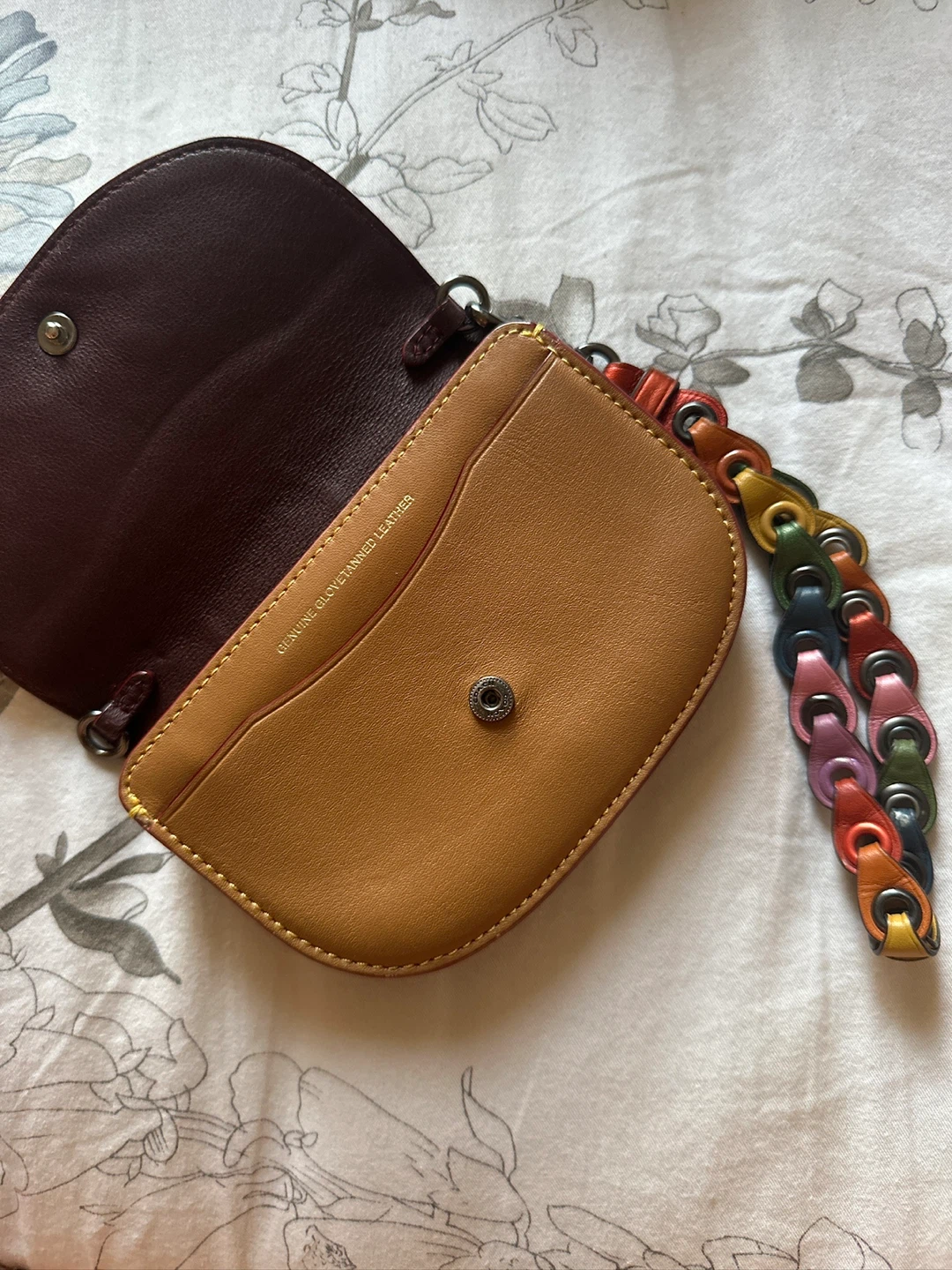 Coach tan colour  Leather Wristlet - photo 2