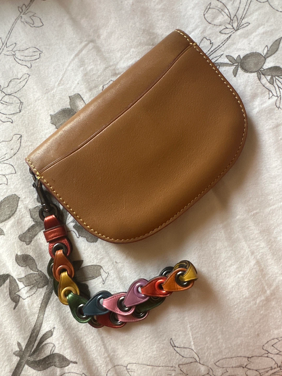 Coach tan colour  Leather Wristlet - photo 3