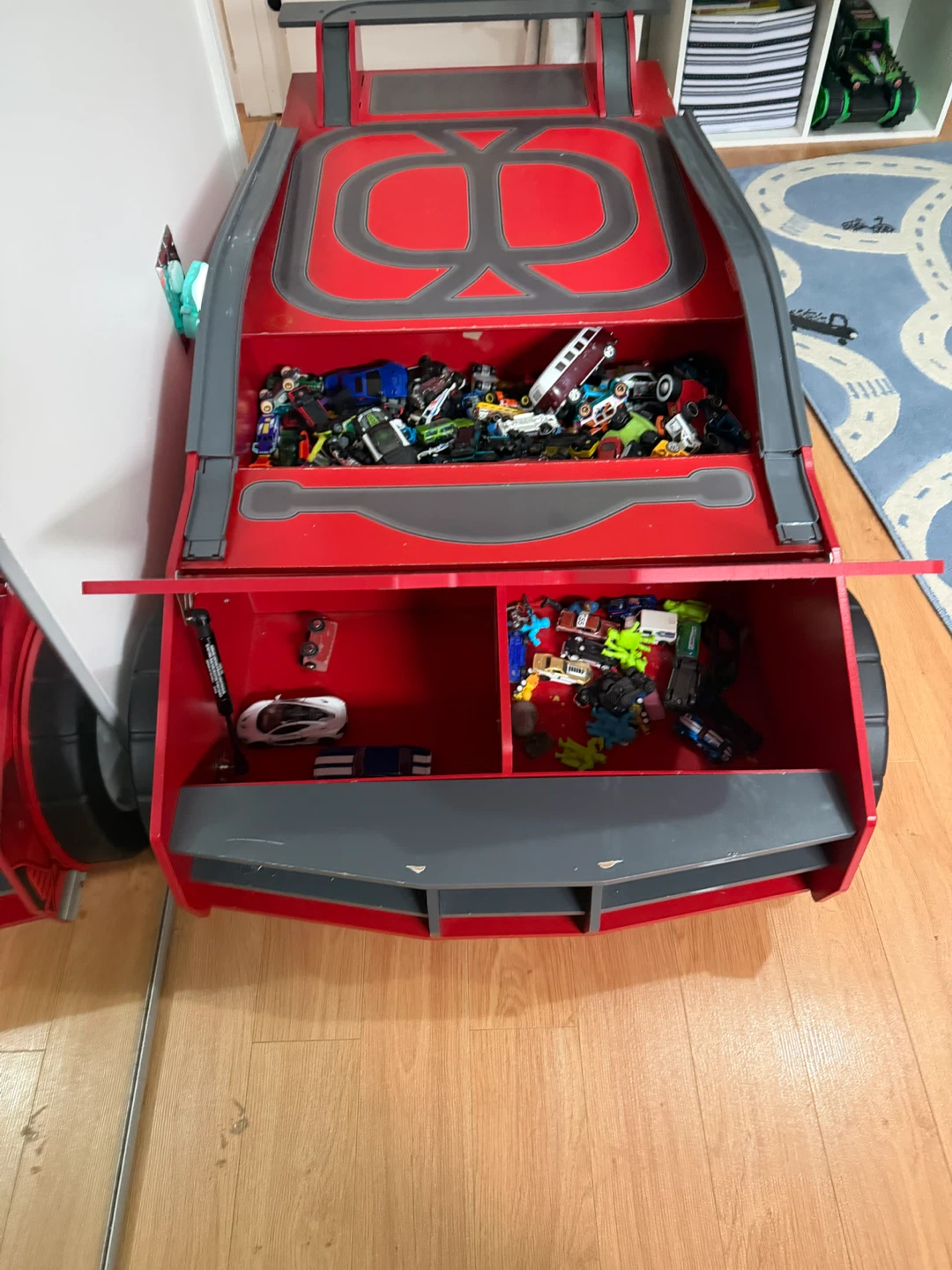 KidKraft Speedway Play N’ Store Activity Table - photo 2