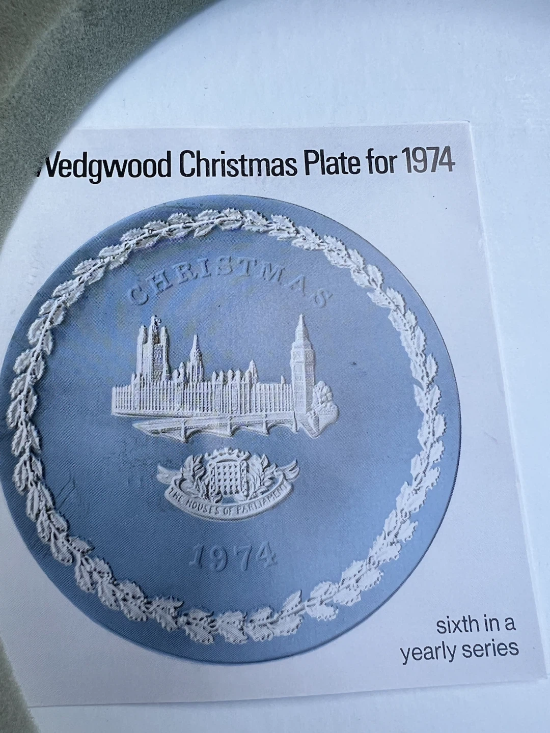 Wedgwood Apollo 11 Commemorative Plate - photo 4