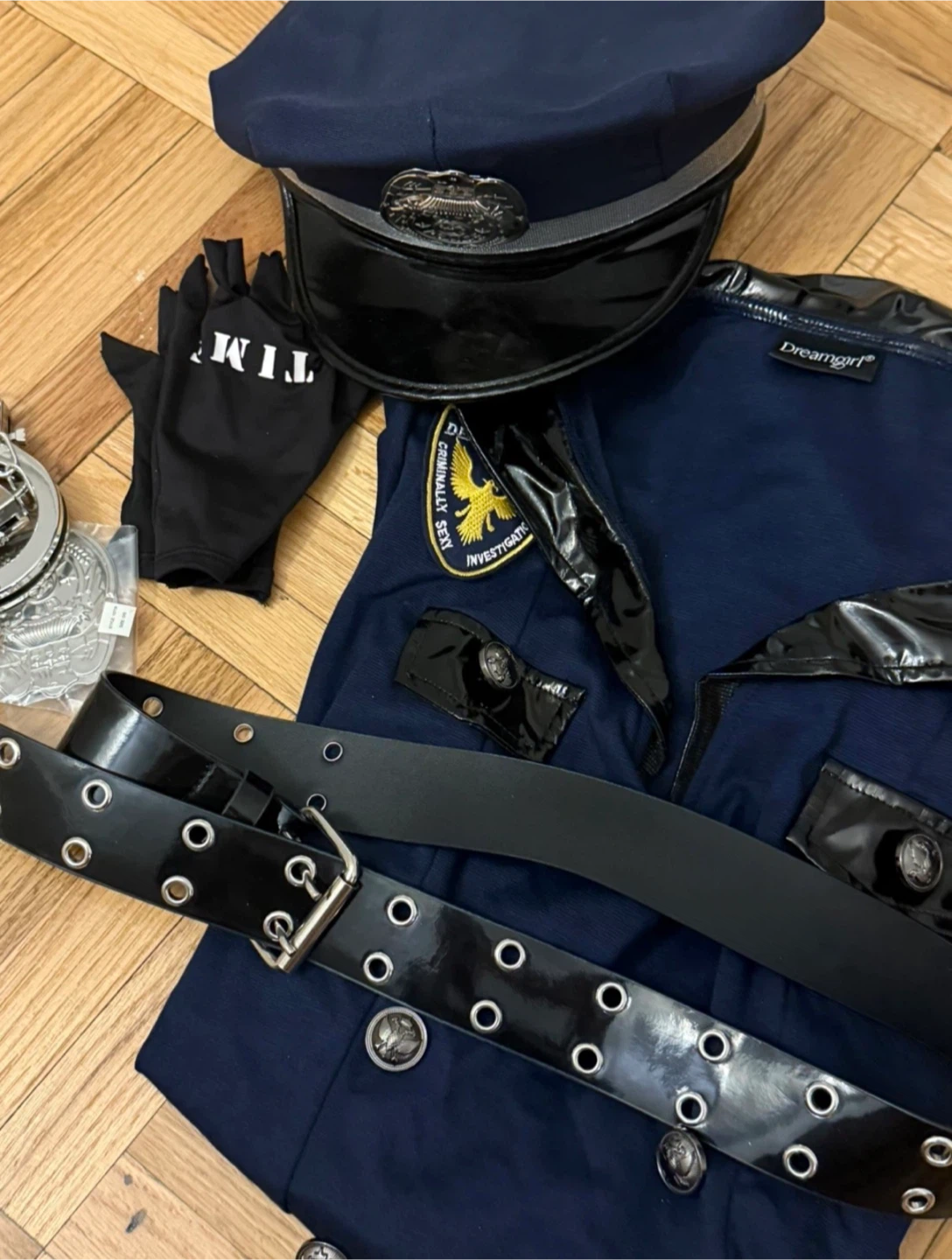 Women's Police Costume Set Halloween Costume