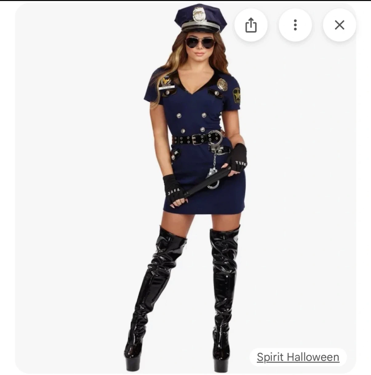 Women's Police Costume Set Halloween Costume - photo 3