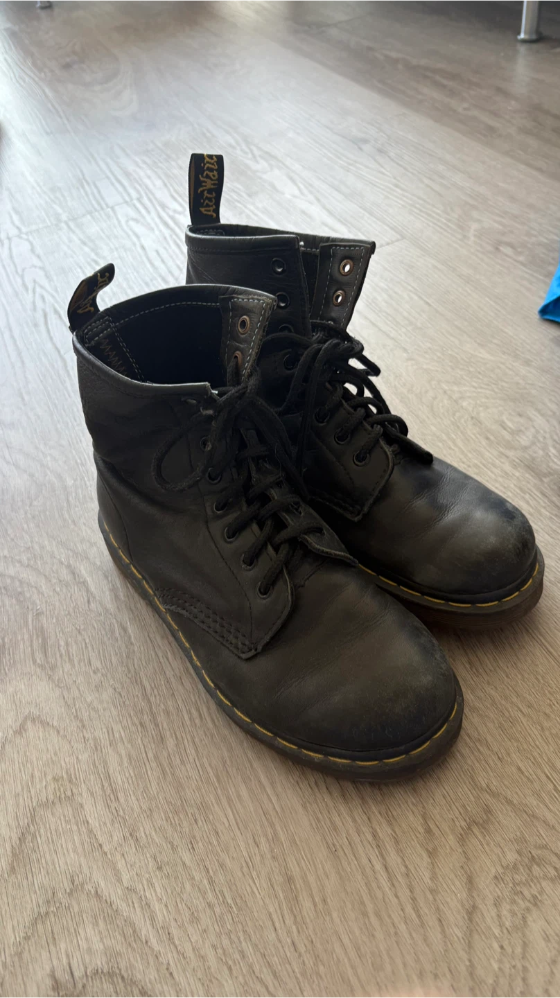 Dr. Martens Black Leather Boots