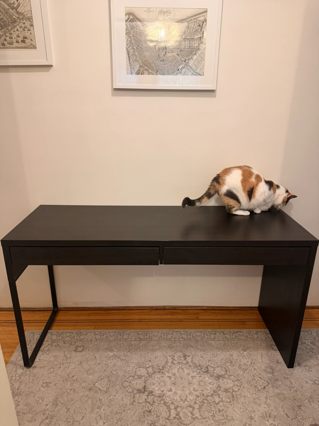 IKEA MICKE Desk and Drawer Unit Black-brown - photo 4