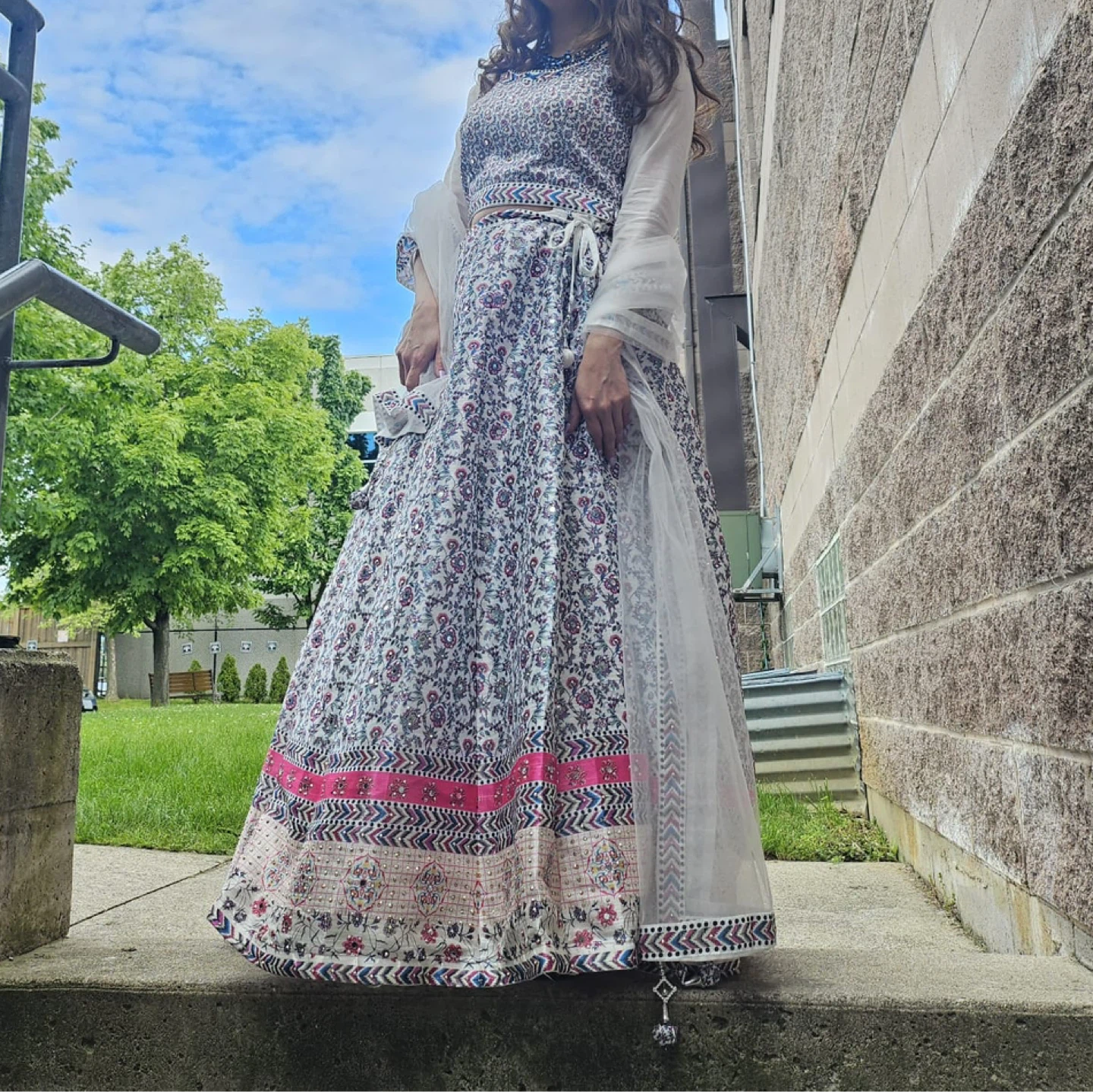 Floral Lehenga Choli Set - photo 2