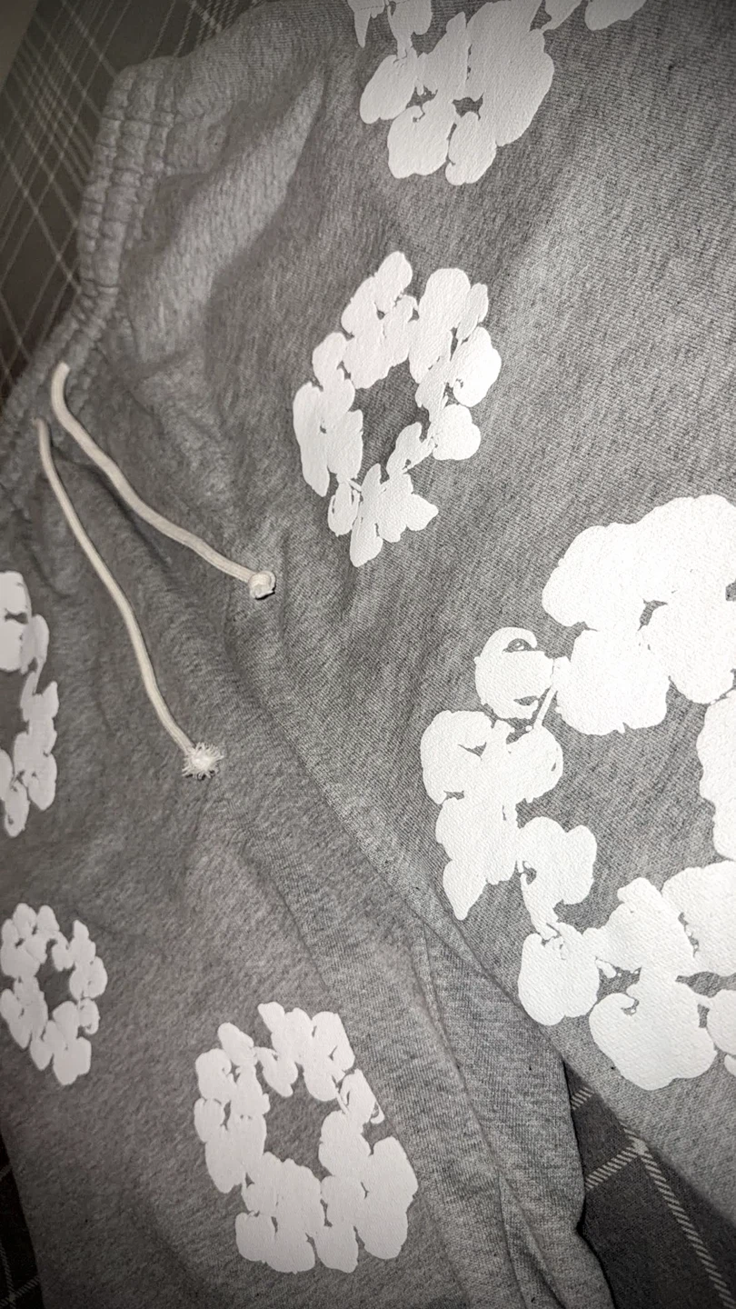 Denim Tears The Cotton Wreath Shorts Grey - photo 4