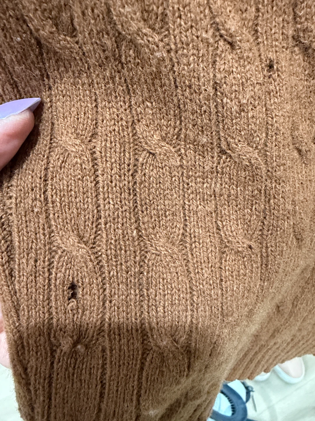 Ralph Lauren Sport Rust Cable Knit Sweater - photo 3