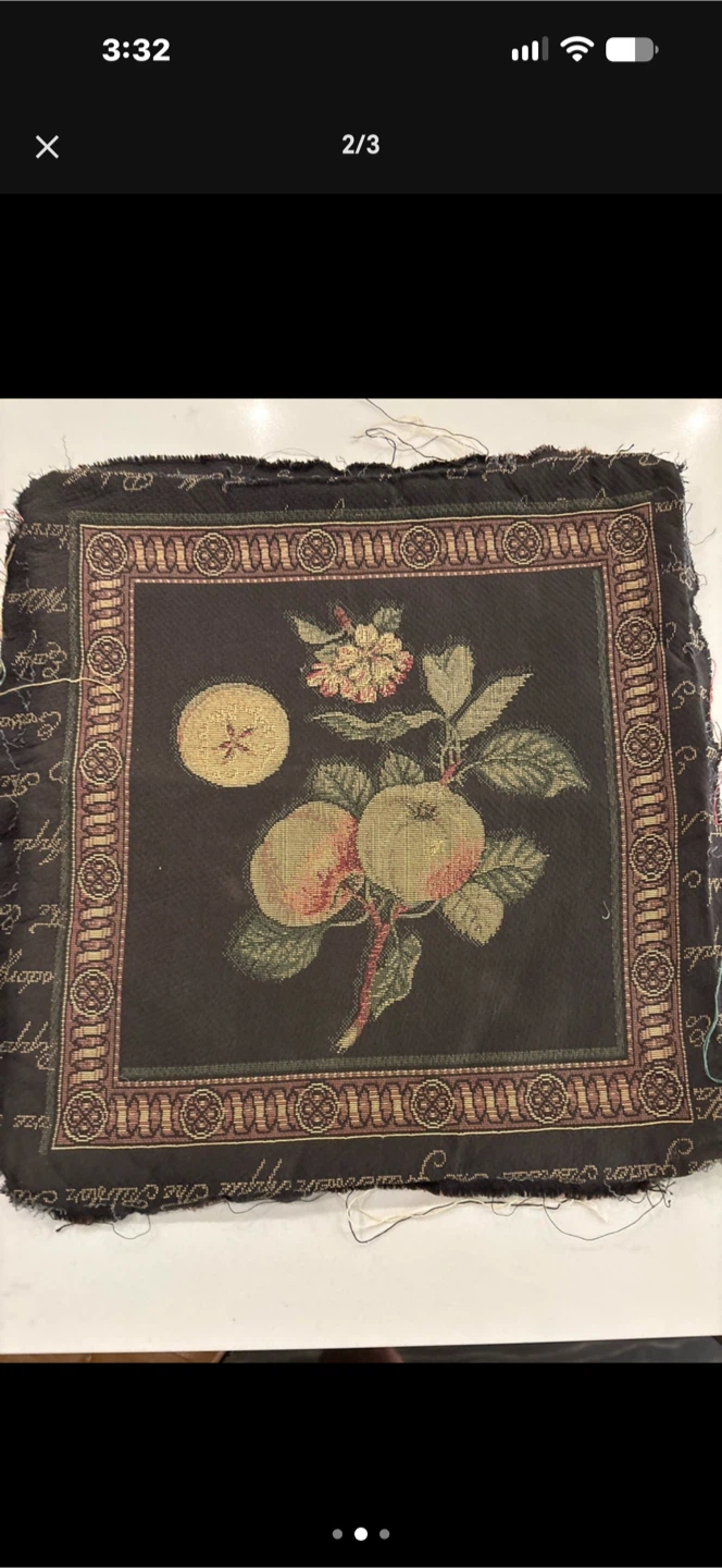 Set of 2 Tapestry Fabric Squares - photo 2
