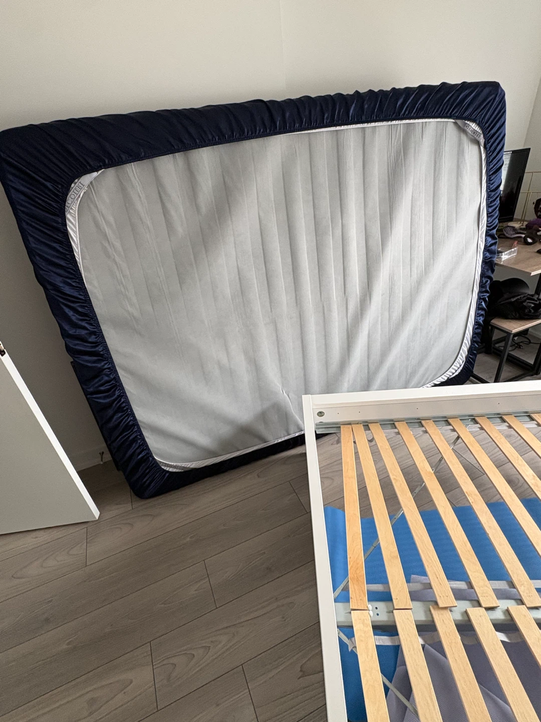 Queen Size IKEA bedframe and mattress - photo 5