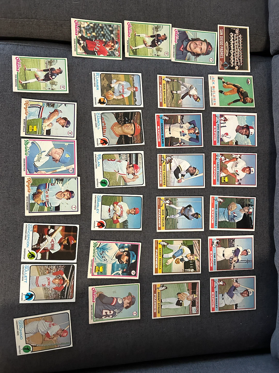 Collection of Vintage 1970s MLB Baseball Cards