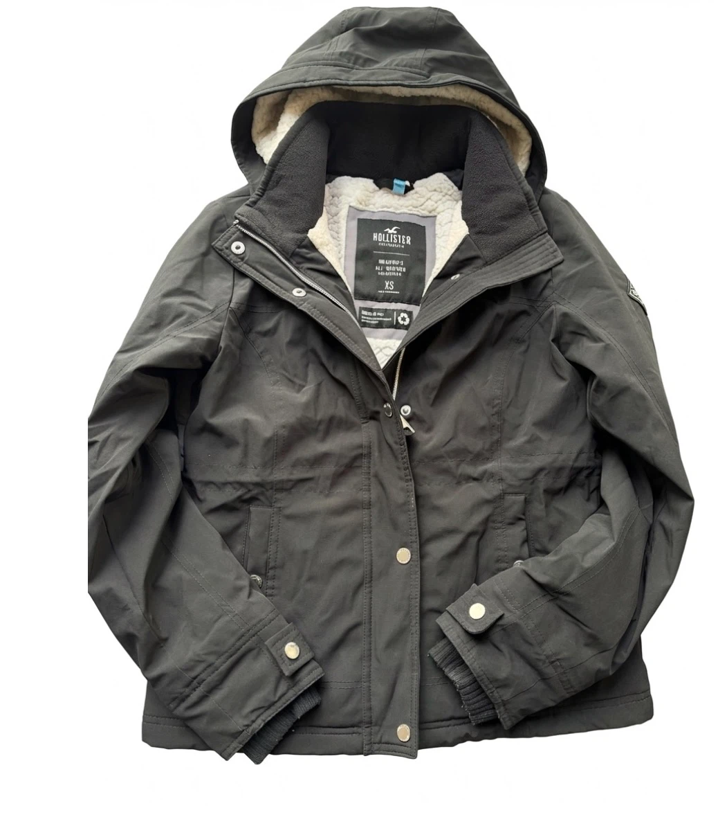 Hollister Sherpa-Lined Winter Jacket
