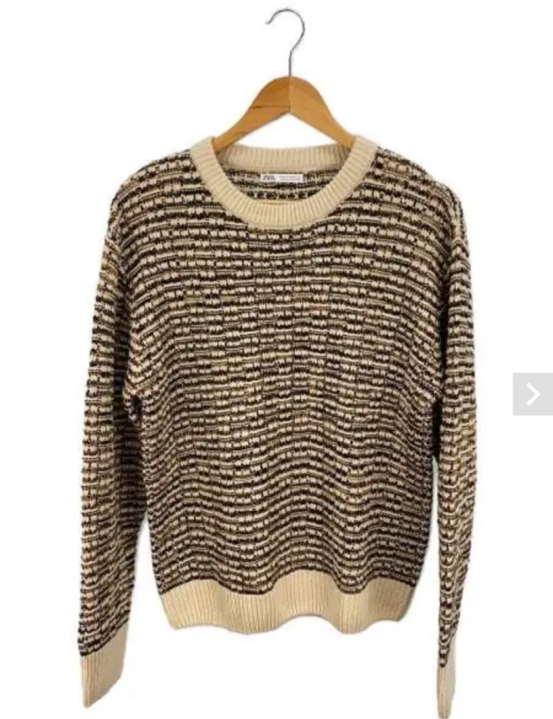 Zara textured knit sweater