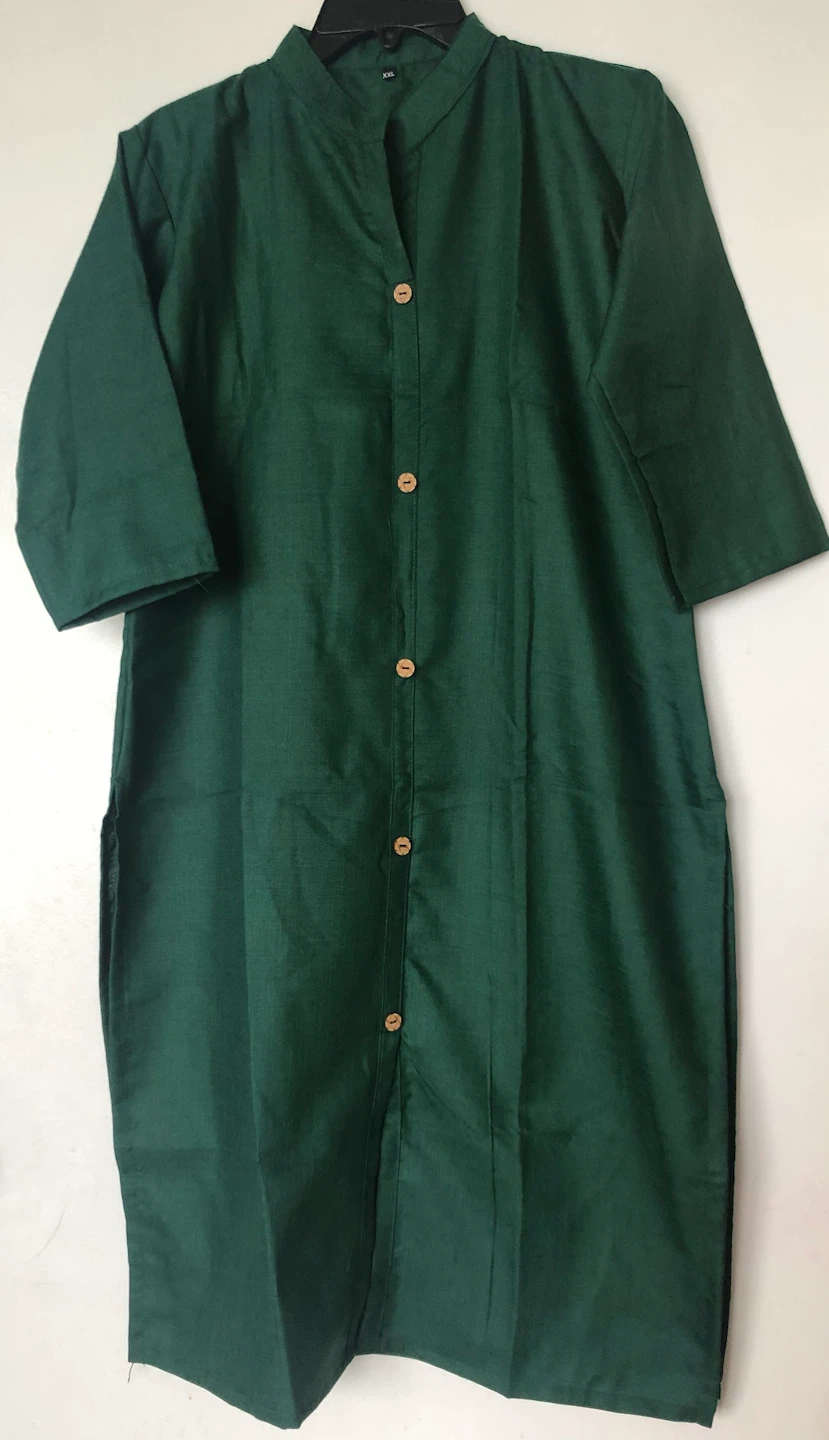 Two Long-Sleeve Shirt Tunics, Size XXL