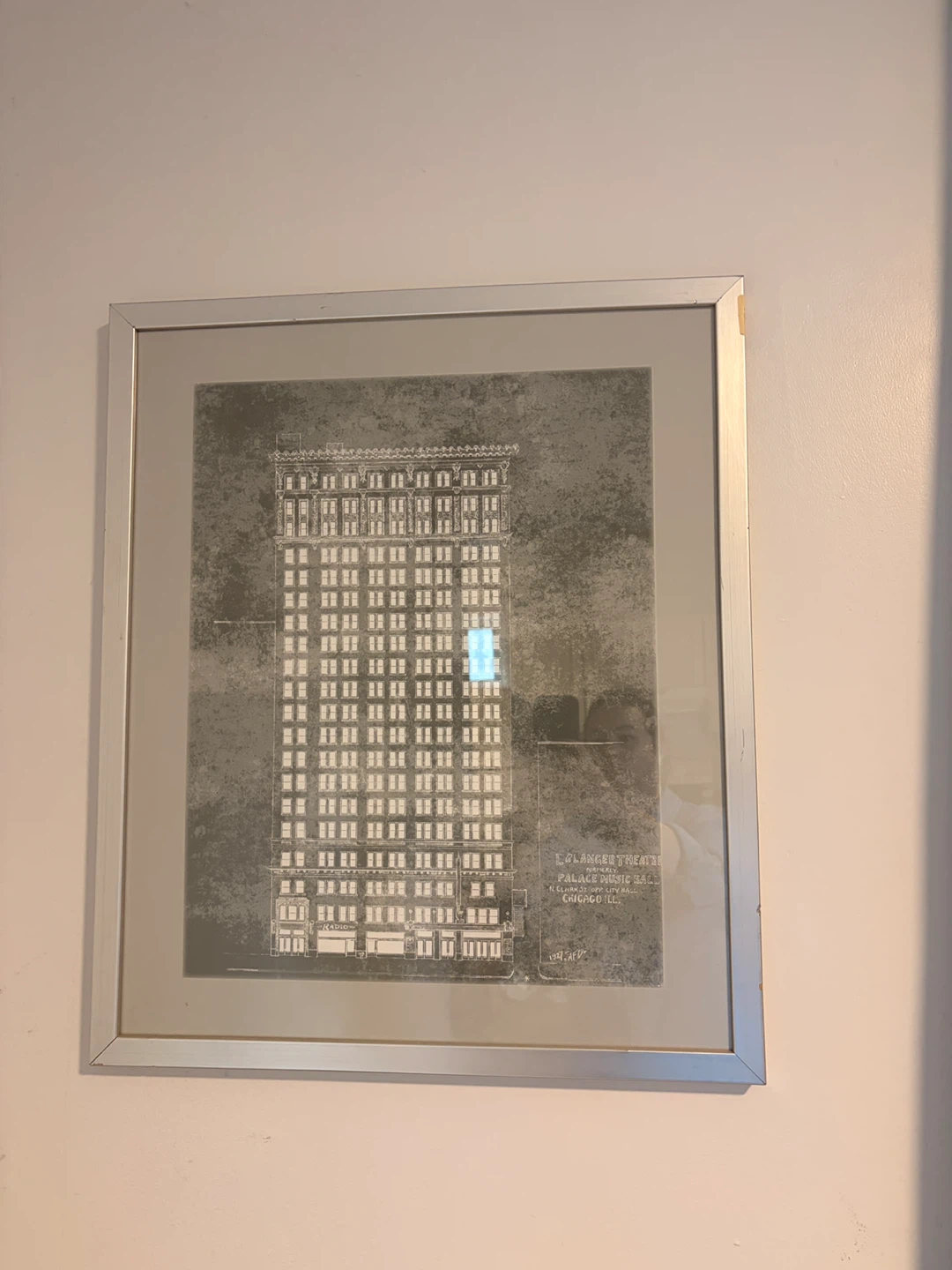 Framed print of Palace Music Hall or Bismarck Theater)