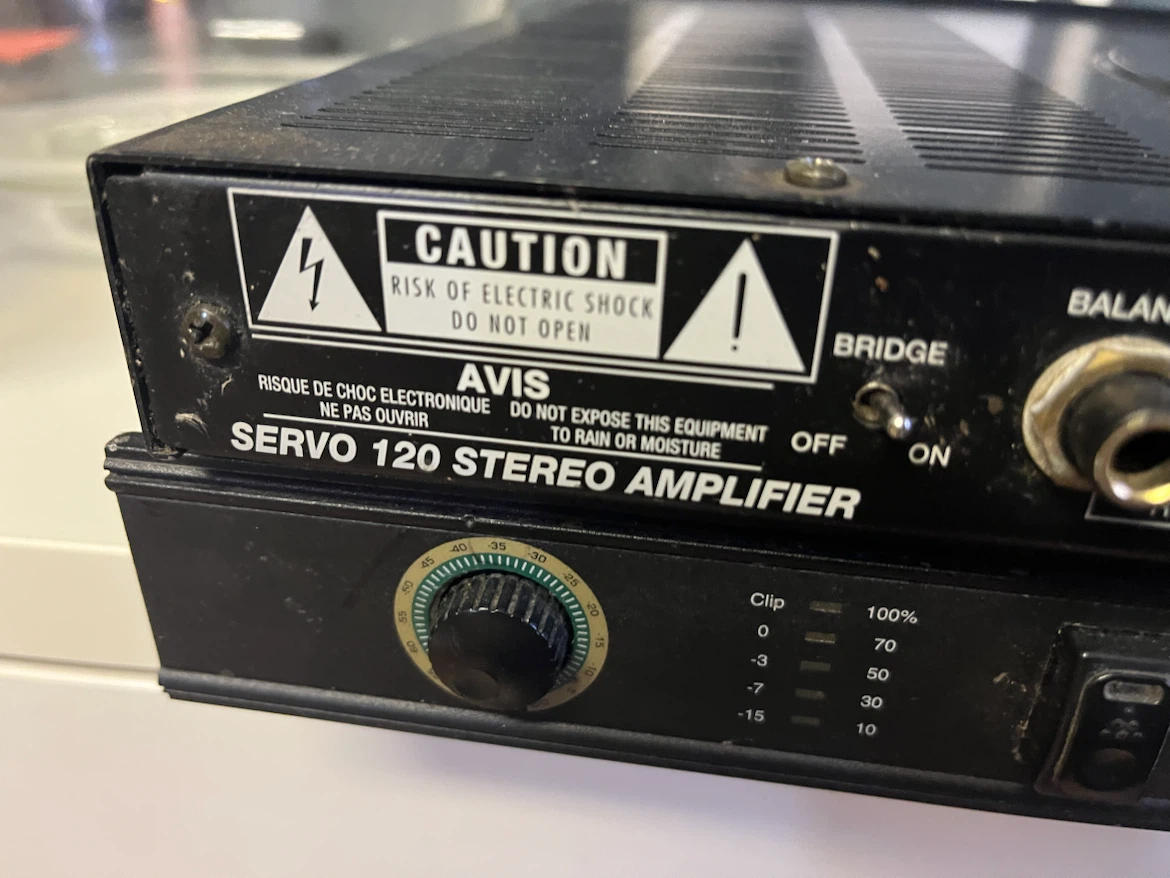 SAMSON.  SERVO.  AMP. (2).   Model. 120 - photo 2