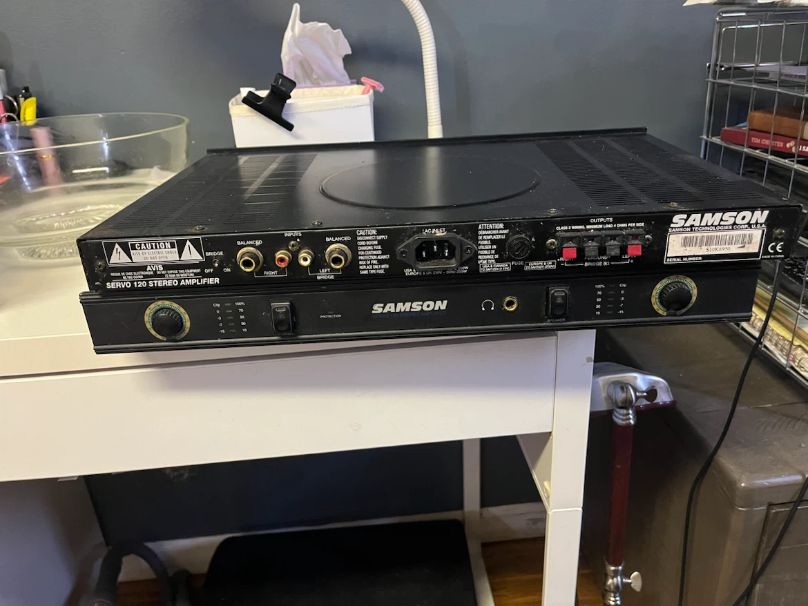 SAMSON.  SERVO.  AMP. (2).   Model. 120 - photo 4
