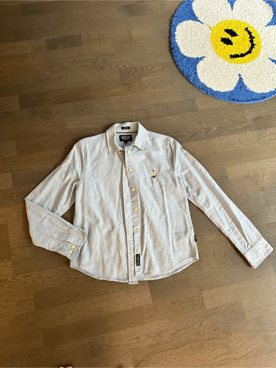 WHO.A.U Slim Fit Button-Down Shirt