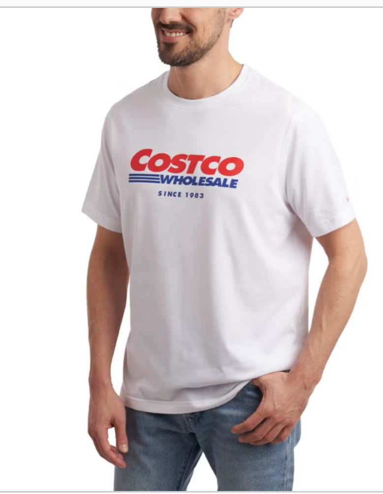 NWT Costco Wholesale Logo TShirt, Unisex, White NWT - photo 4