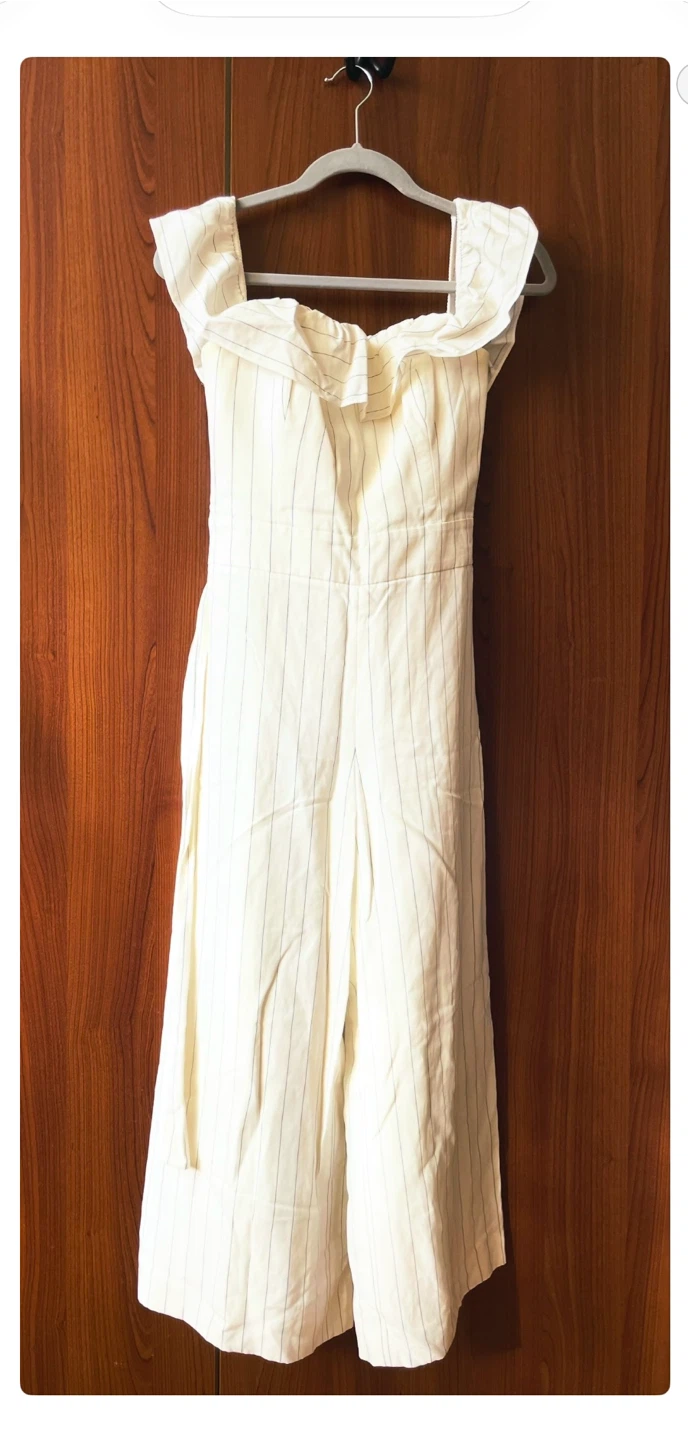 Club Monaco Pinstripe Jumpsuit