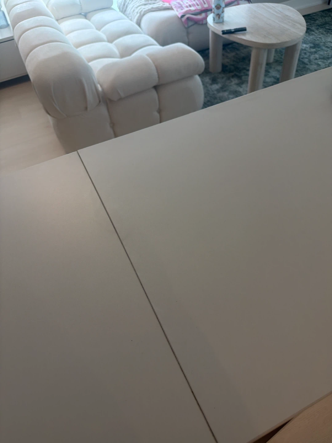 White Kitchen Island with Storage - photo 5
