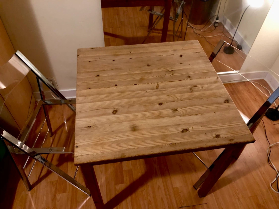 IKEA Tablet N Two Clear Acrylic Folding Chairs - photo 2