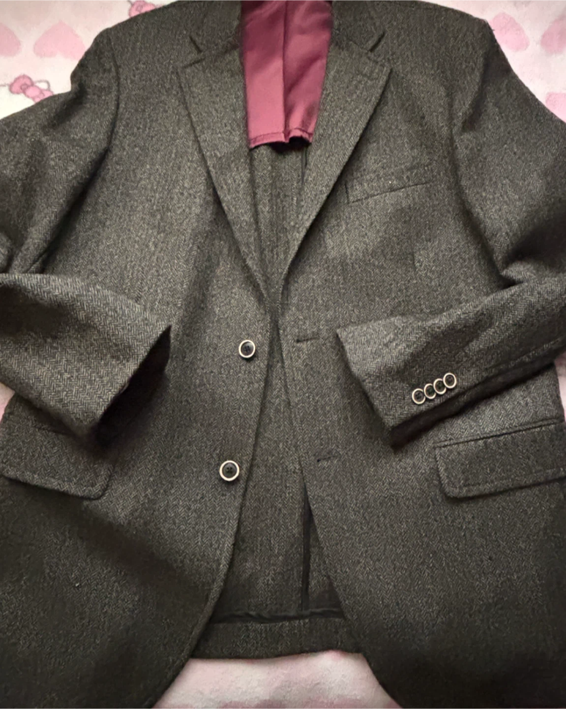 Perry Ellis - Wool Blazer - *Size Men Medium/Large* - photo 2