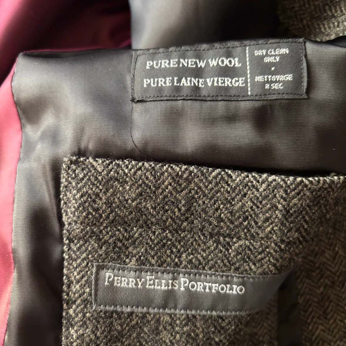 Perry Ellis - Wool Blazer - *Size Men Medium/Large* - photo 3