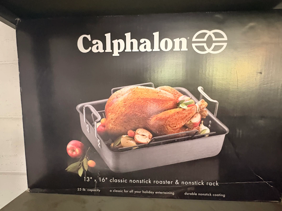Calphalon 13 x 16 Inch Classic Nonstick Roaster and Rack - photo 2