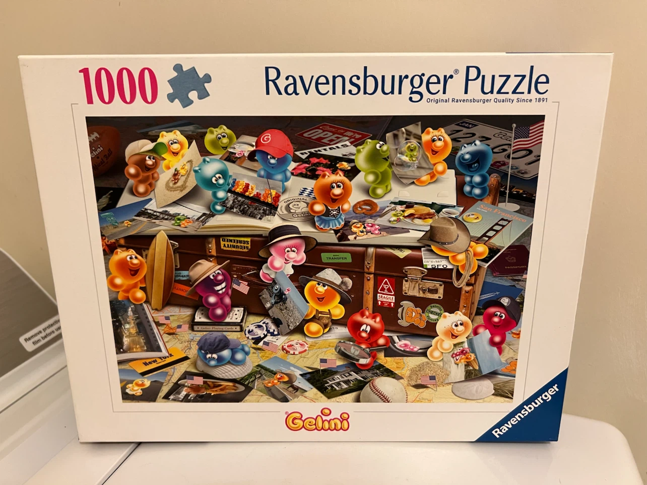 Ravensburger Gelini German Tourist Puzzle 1000 Pieces