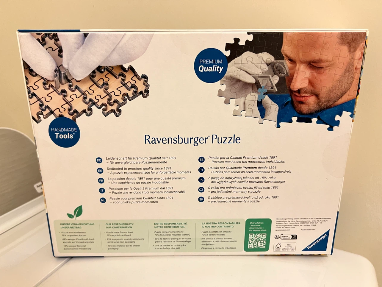 Ravensburger Gelini German Tourist Puzzle 1000 Pieces - photo 2