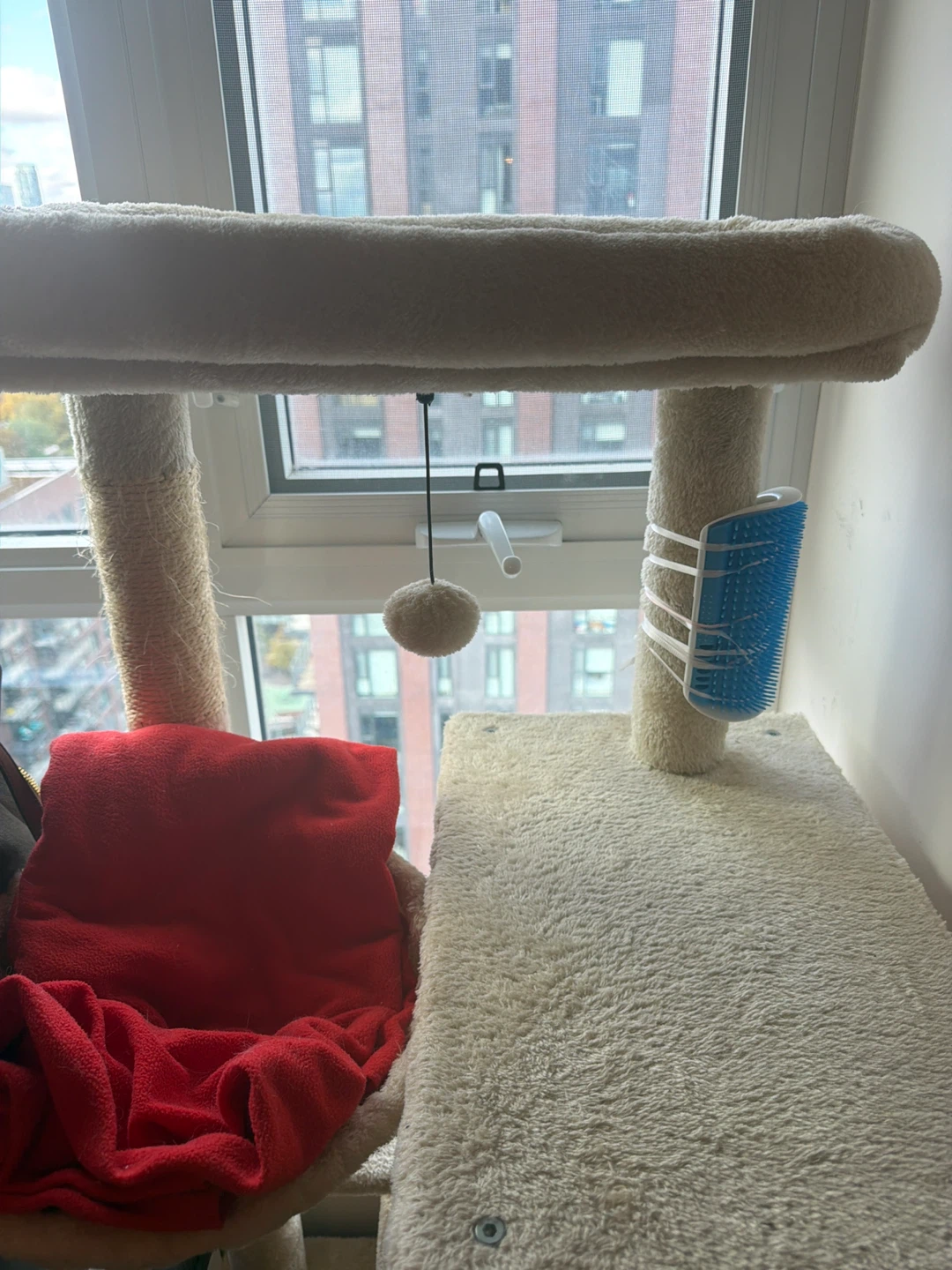 Cream Coloured Cat Tree