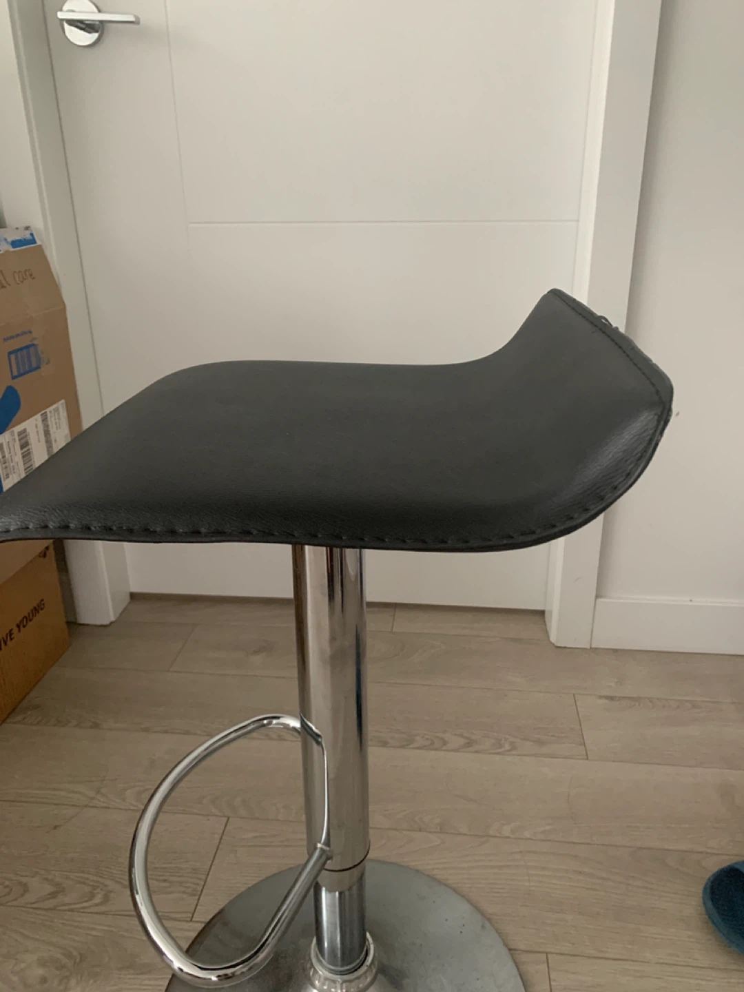 Black Adjustable Bar Stools - photo 4