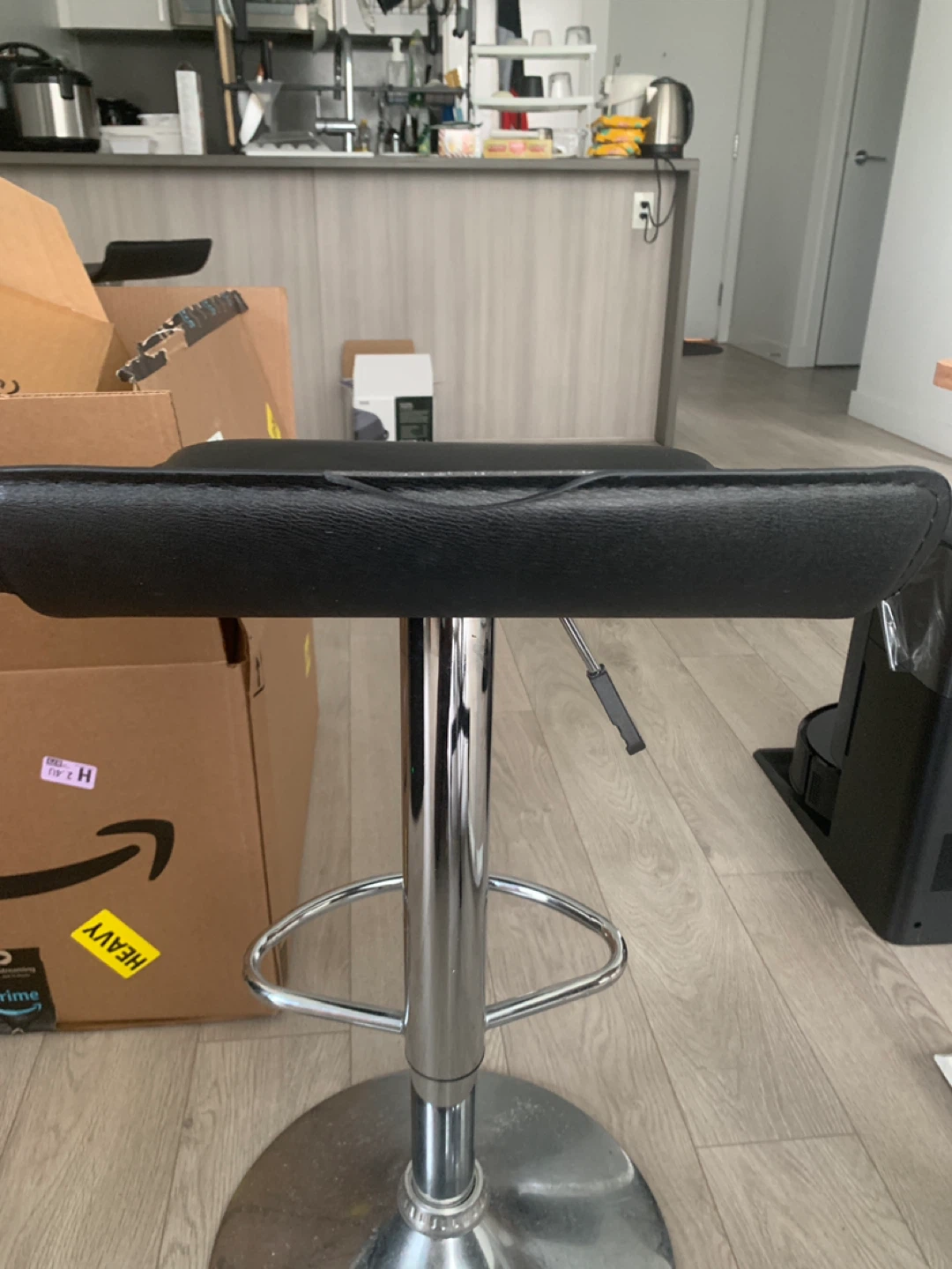 Black Adjustable Bar Stools - photo 5