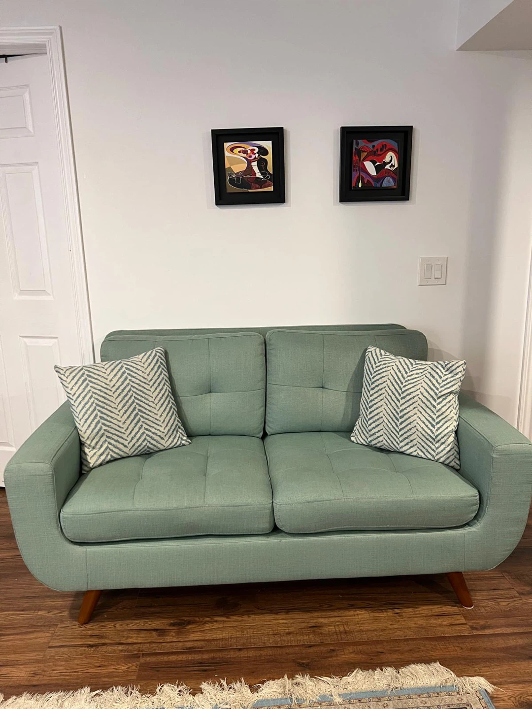 Leon’s Century Modern Loveseat Sofa
