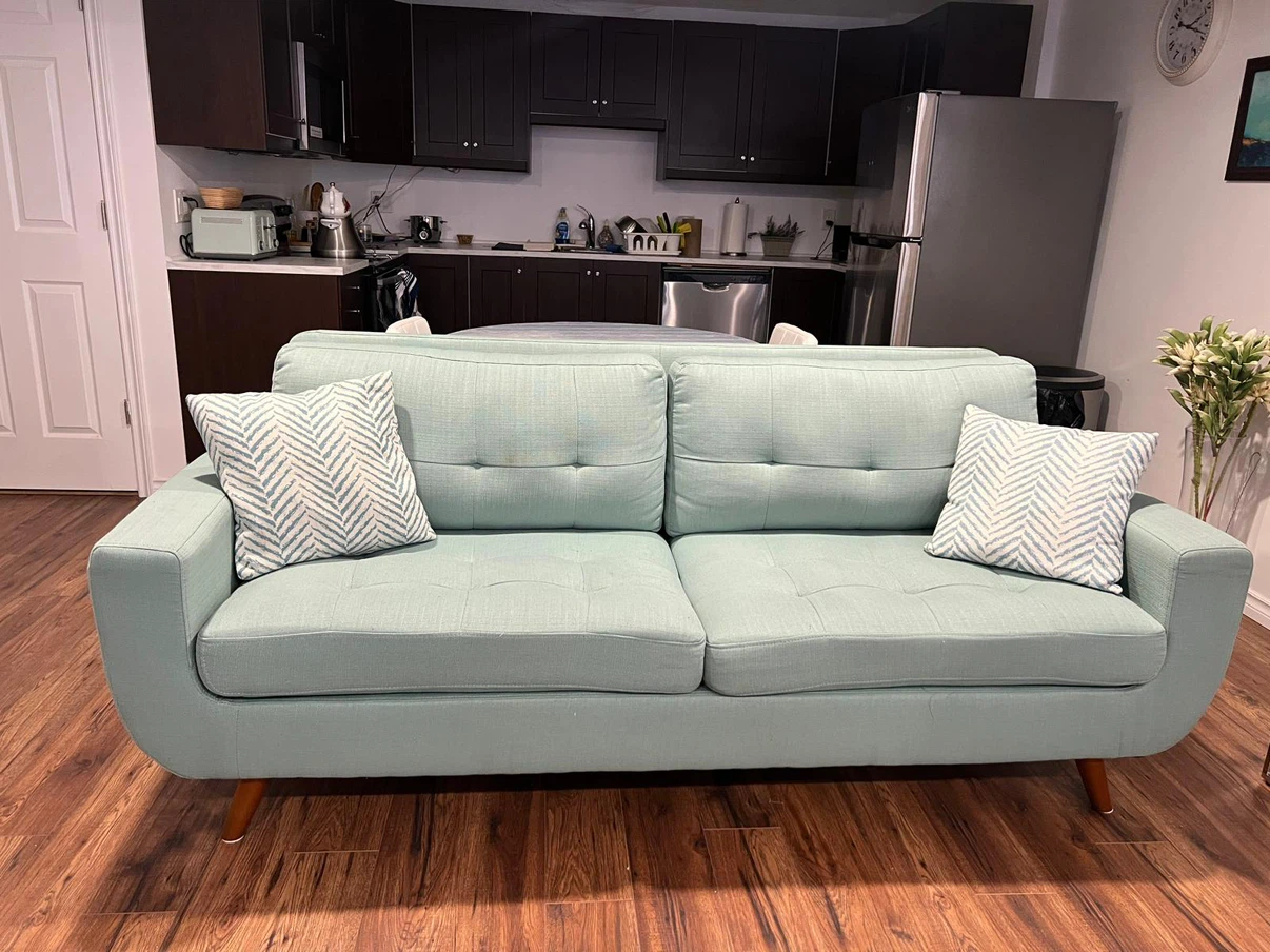 Leon’s Mint Green Mid-Century Modern Sofa