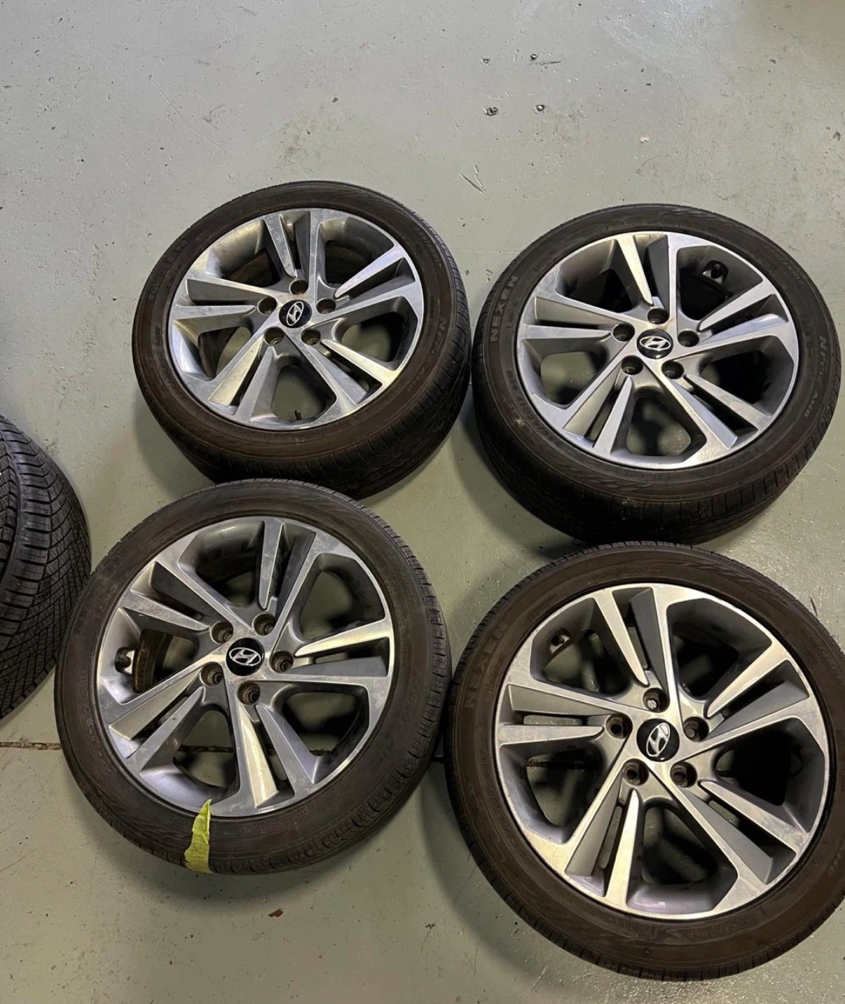 Set of 4 Hyundai 17-inch Tires only, no rims