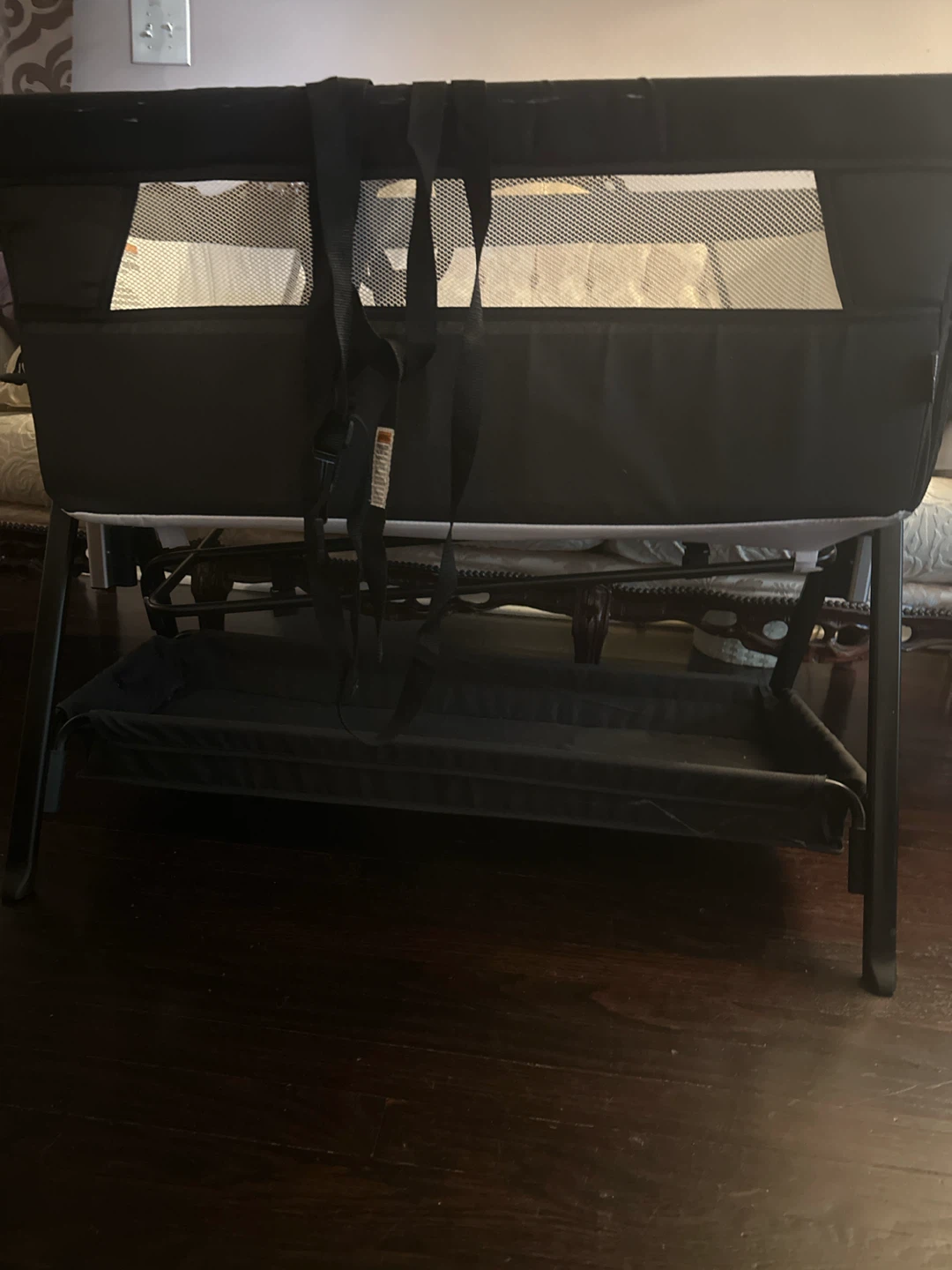 Baby Bassinet in Black and White