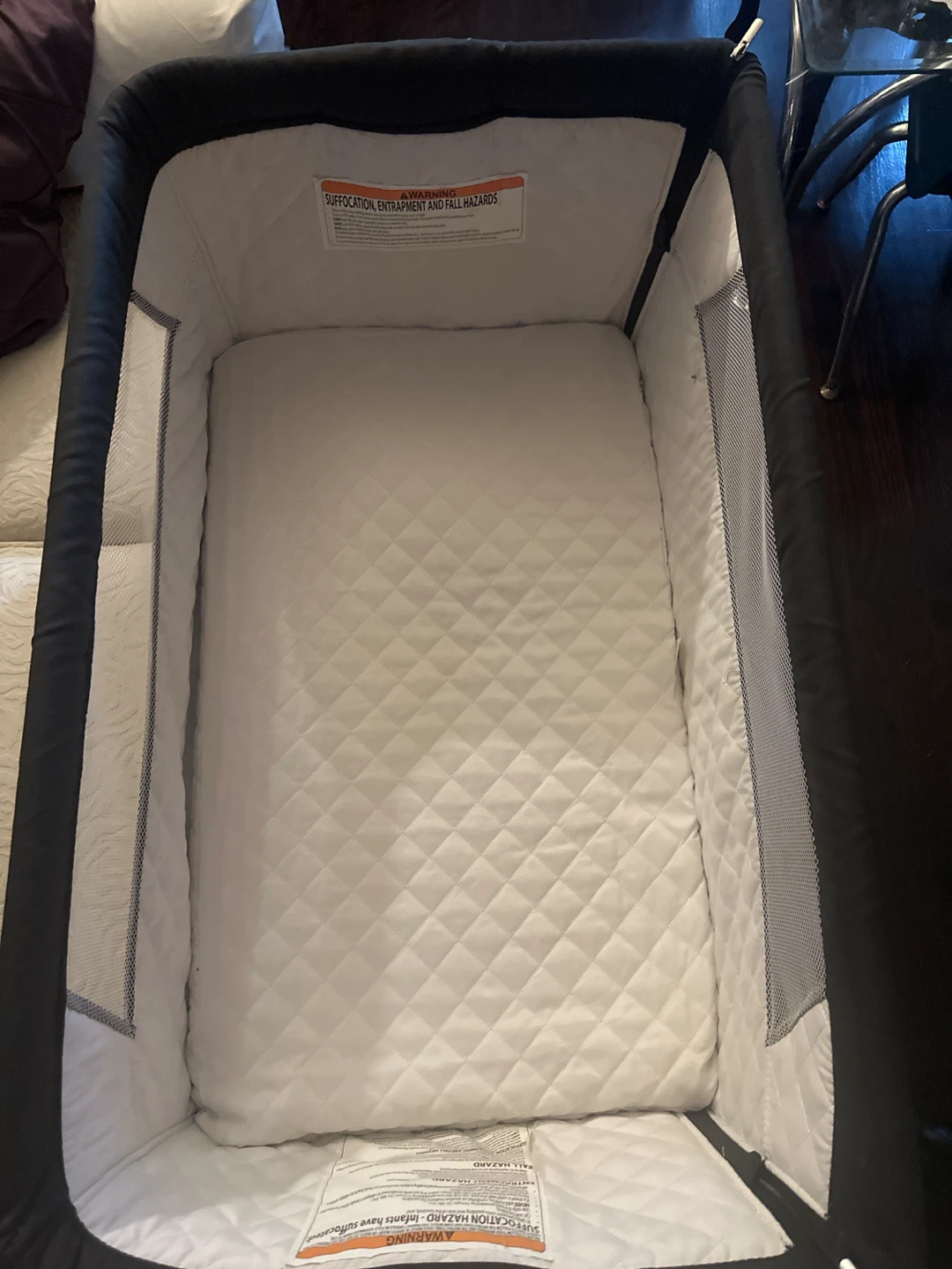 Baby Bassinet in Black and White - photo 2
