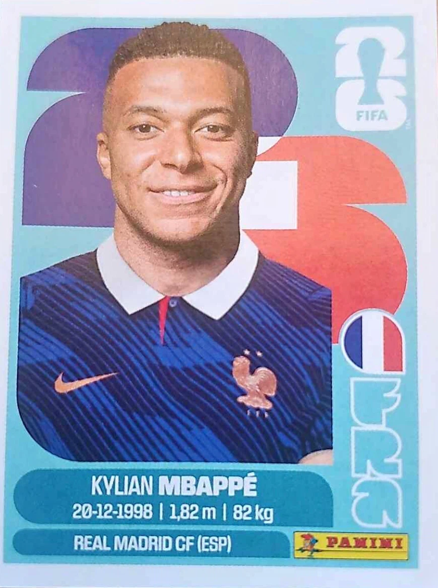 Panini Kylian Mbappé FIFA 2023 Trading Card