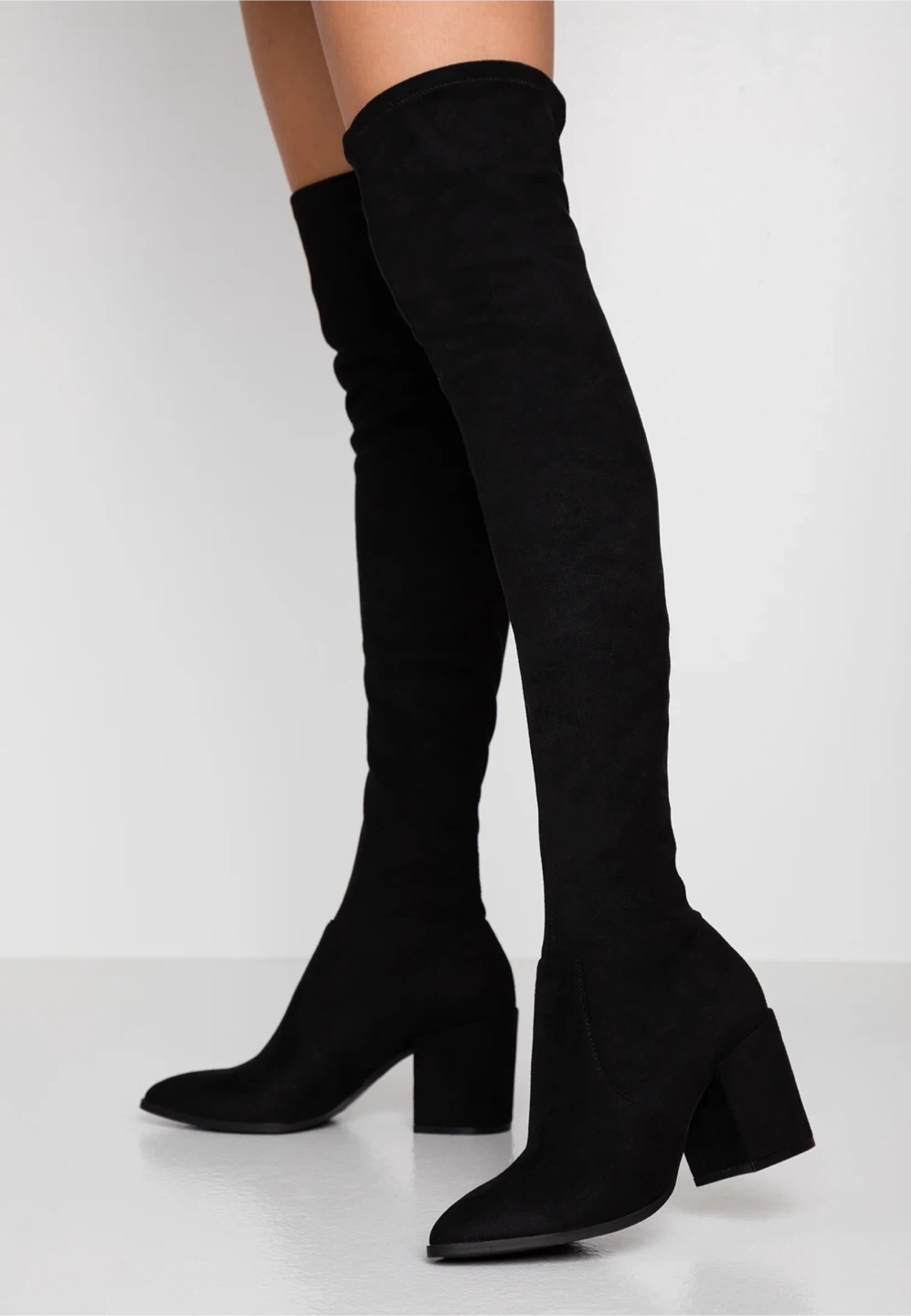 Steve Madden black over-the-knee boots - photo 2