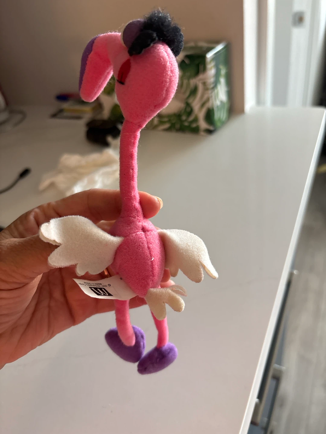 2001 McDonald's Flamingo Plush Toy - photo 2